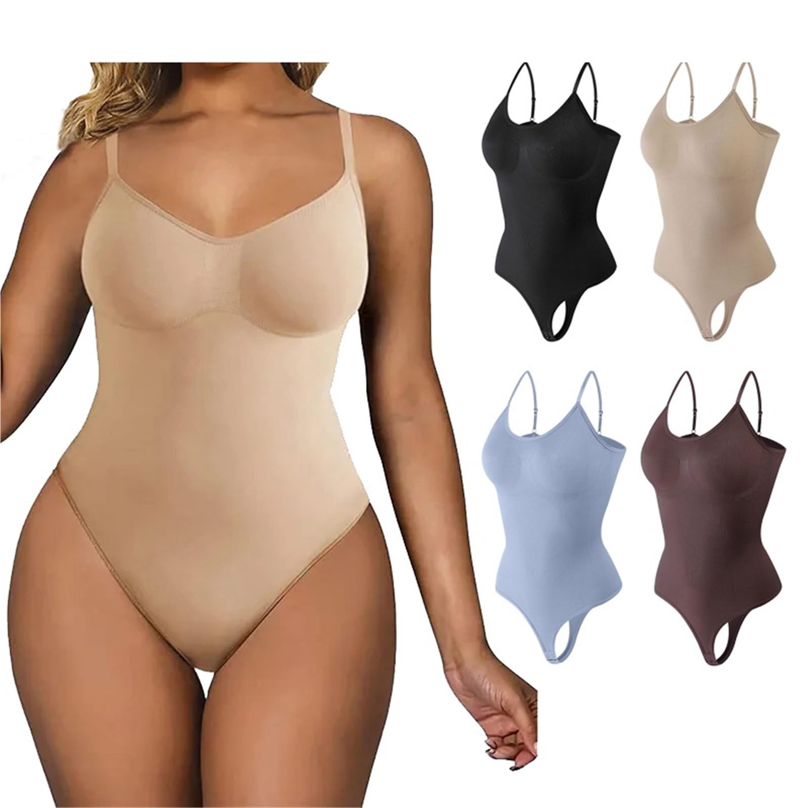 Shapewear Donna Shapewear Bodysuit Body Shaper Donna Senza Cuciture Controllo Pancia Dimagrante