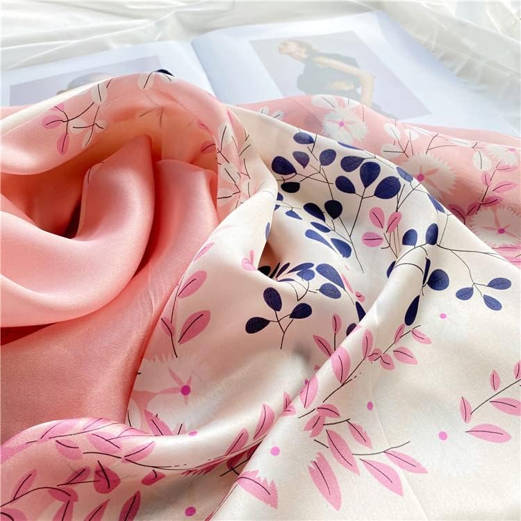 MEISEE 100% Mulberry Silk Long Scarf for Women Large Oblong Sunscreen Shawls Wraps Neck Headscarf Hair Wraps Gift Packed - Image 5