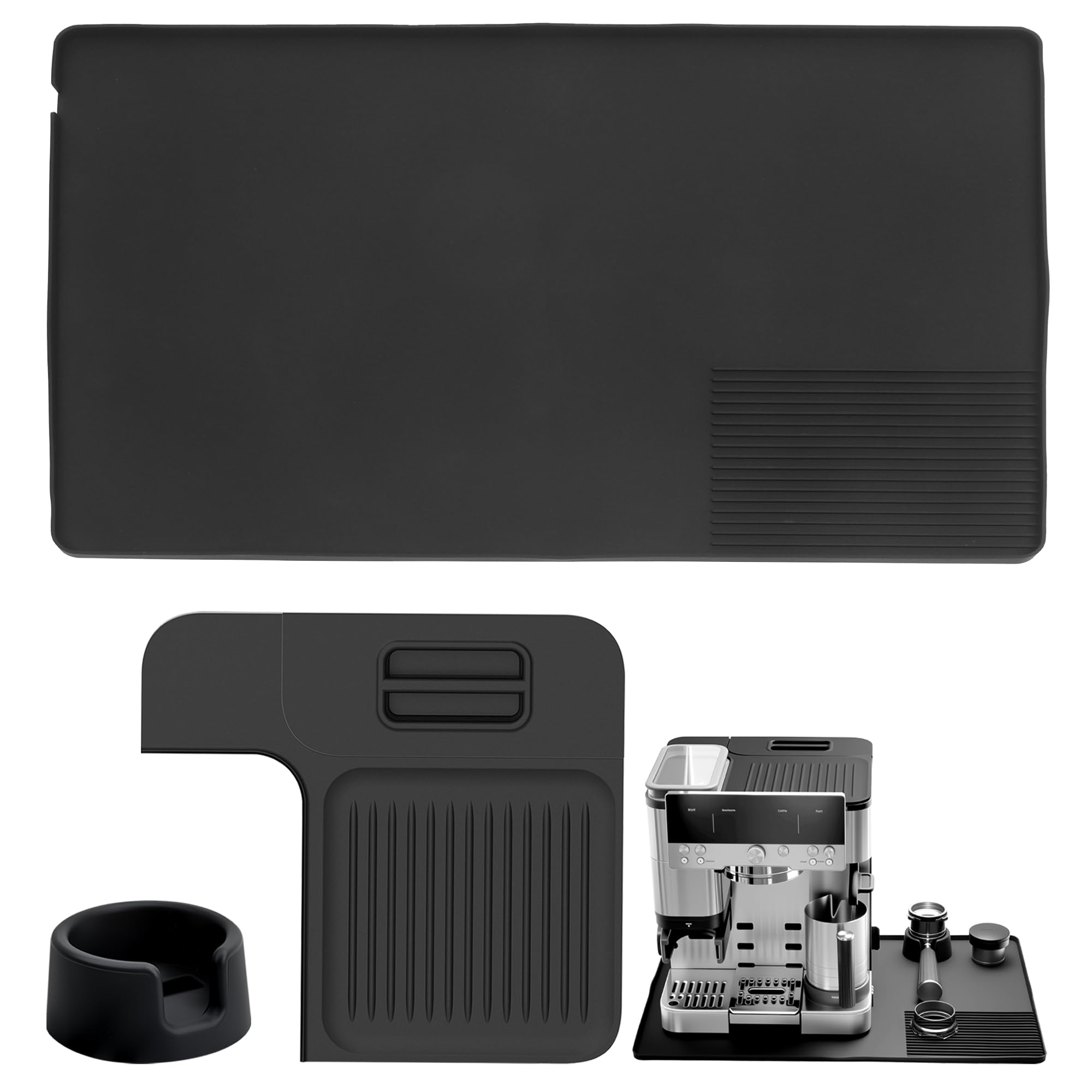 Amazon.com: Coffee Tamper Base + Silicone Top Mat + Silicone Mat
