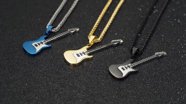 Plettro Chitarra Ciondolo In Argento 925 | Italia - Foto 5