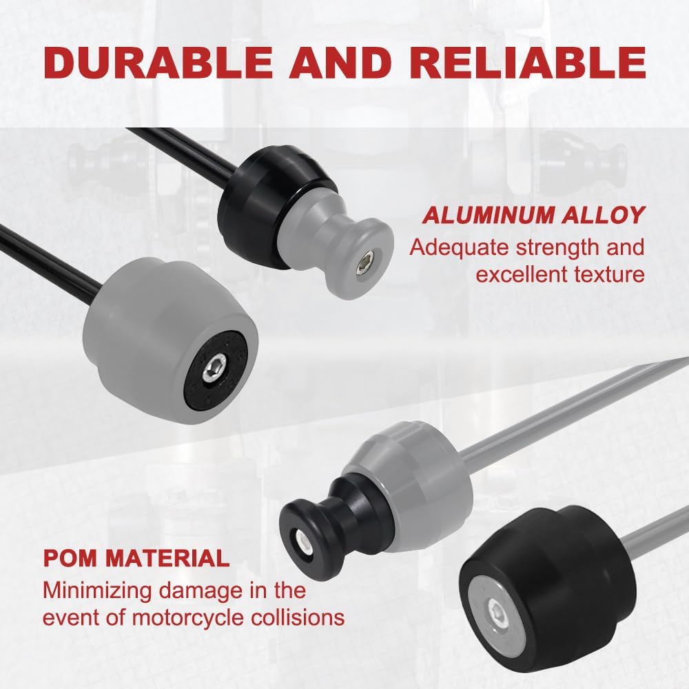 Xitomer Front + Rear Axle Sliders Fit for DRZ400SM DRZ400S DRZ400SE 2014-2024 with Swing Arm Stand Bobbins