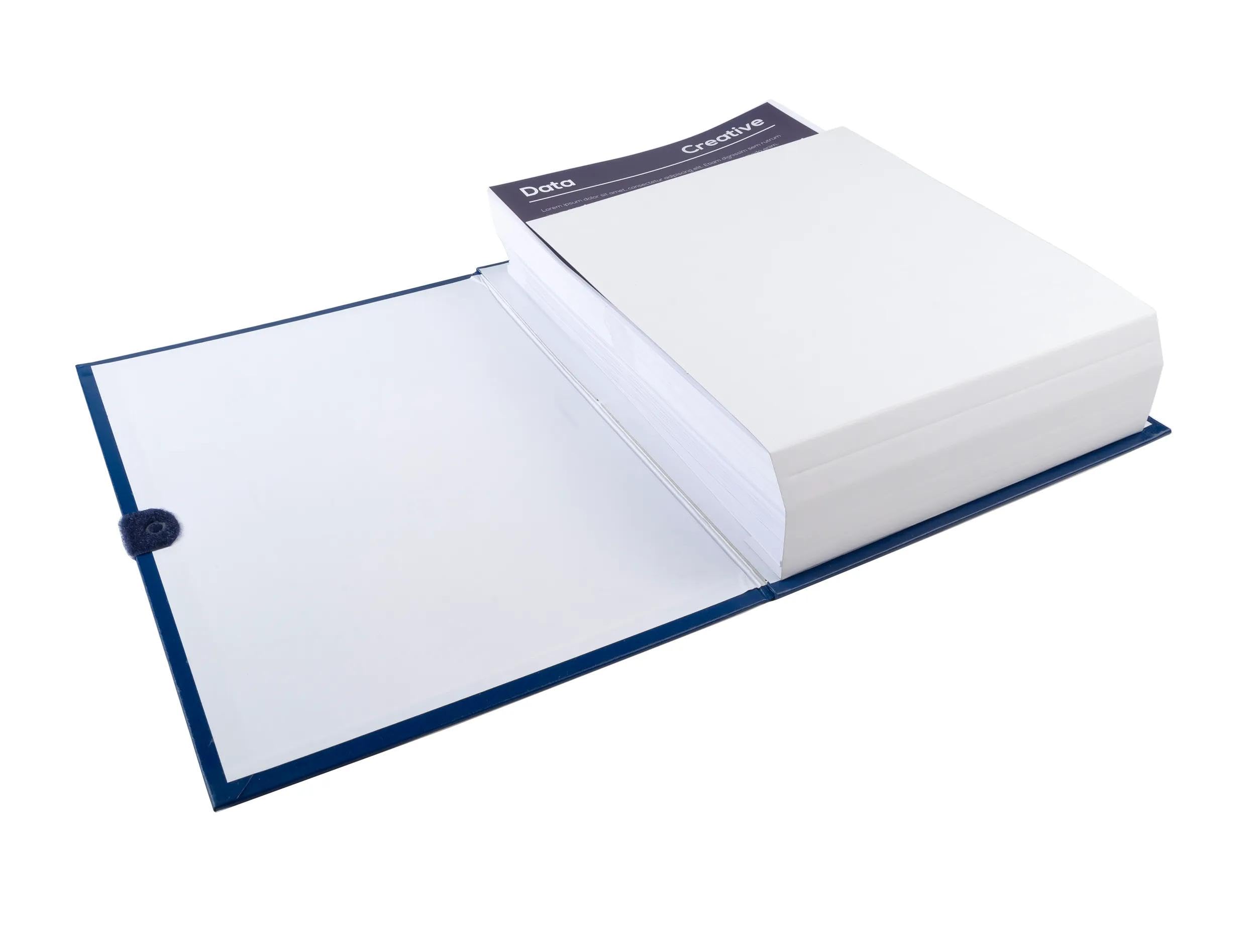 Exacompta 10 Cartelle Soffietto Balacron Blu Scuro