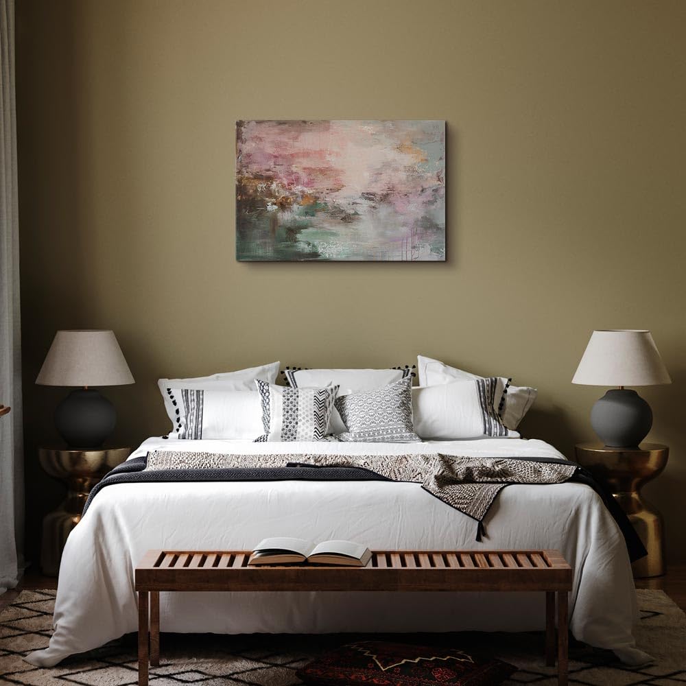 murando - Obraz na Płótnie Strukturalnym Abstrakcyjna Natura Krajobraz 120x80 cm - Duży Obraz na Ścianę - Wydruk Zdjęcie Nowowczesna Grafika - Dekoracja Ścienna do Salonu - a-H-10028-b-a