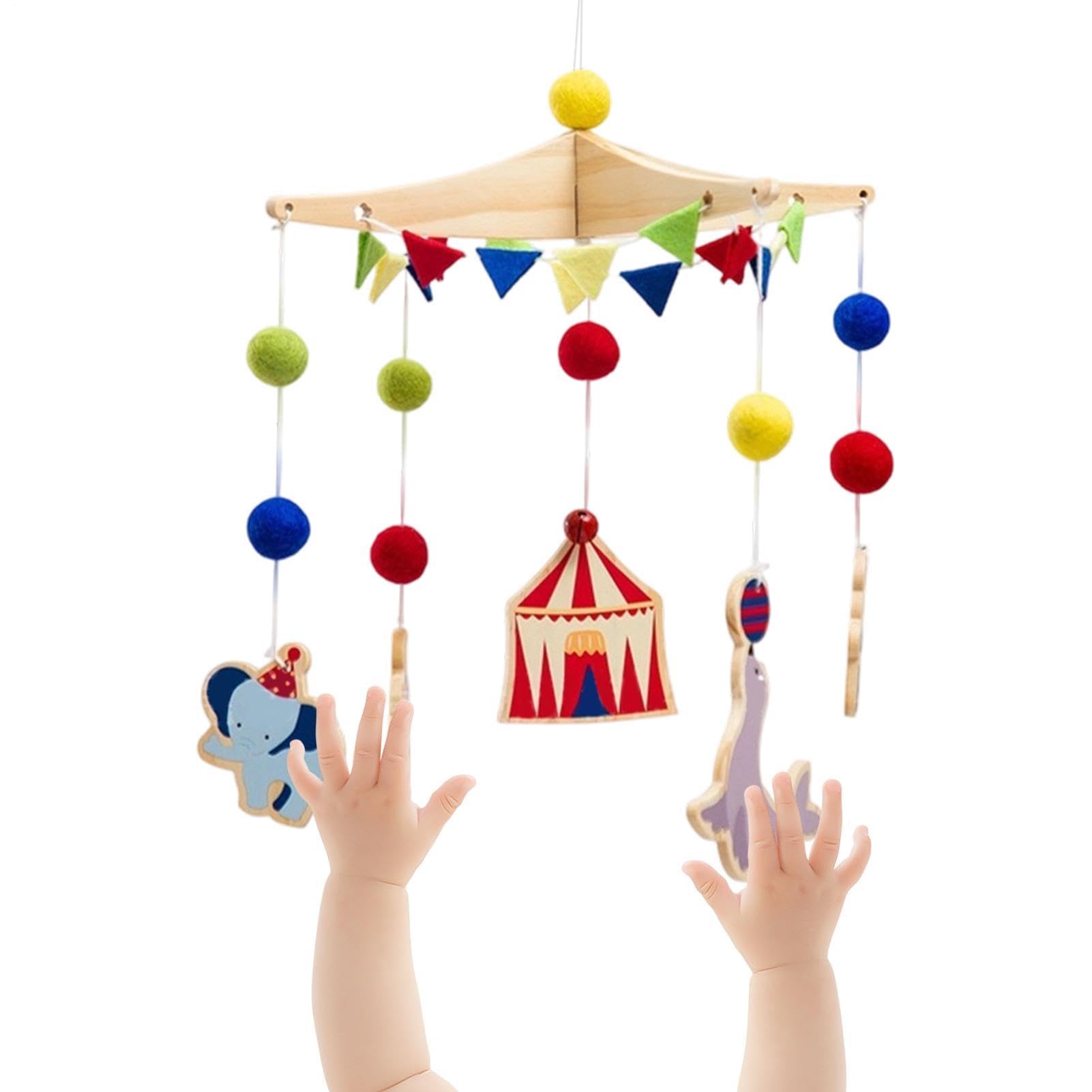 Mobile pour berceau sensoriel interactif idée cadeau naissance chic - 8