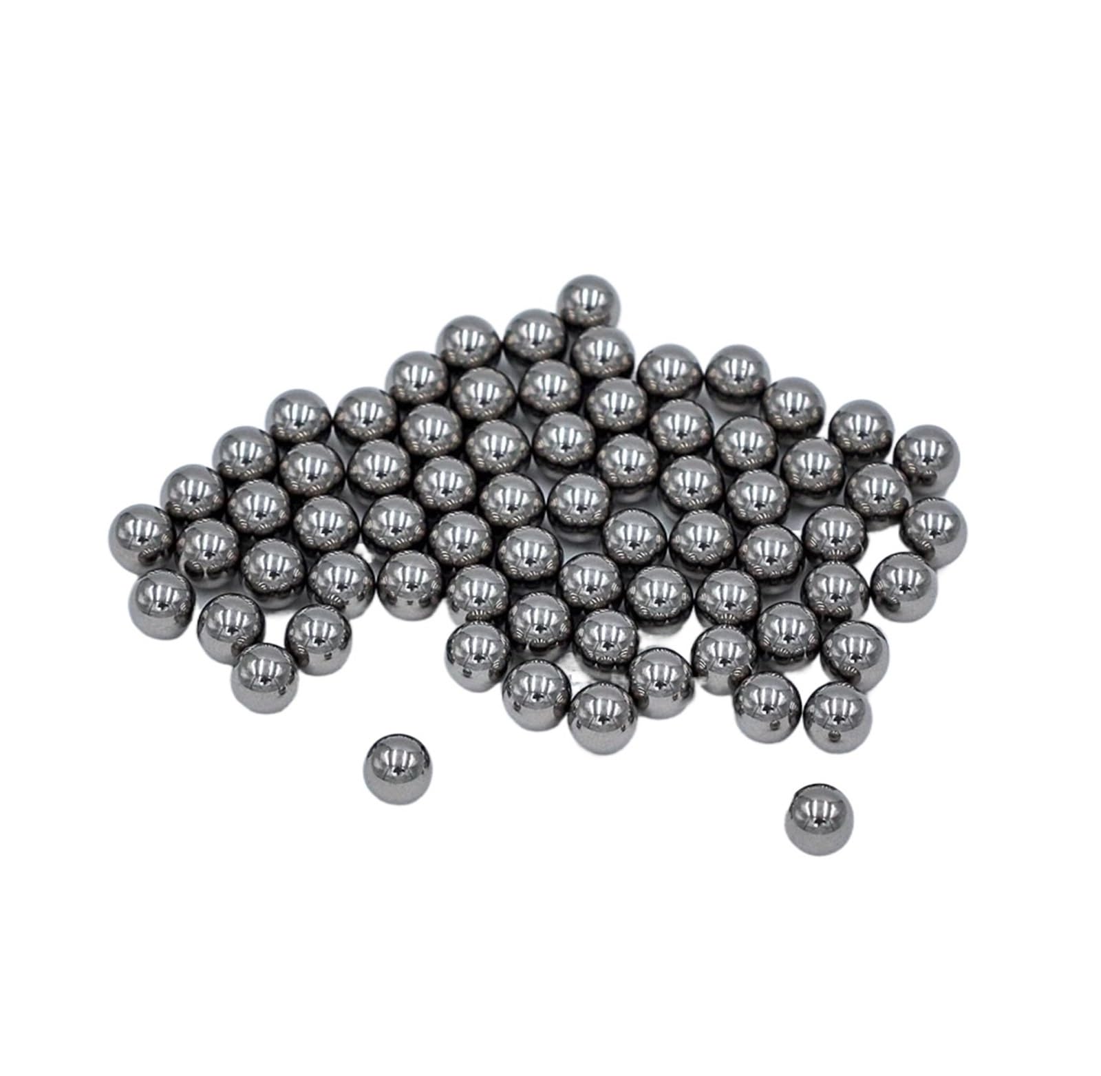 precyzyjne kulki ze stali nierdzewnej 304, Kulki łożyskowe precyzyjne ze stali nierdzewnej AISI 304 G100 5,556 mm-10 mm 50 szt.(500pcs,5.556mm)