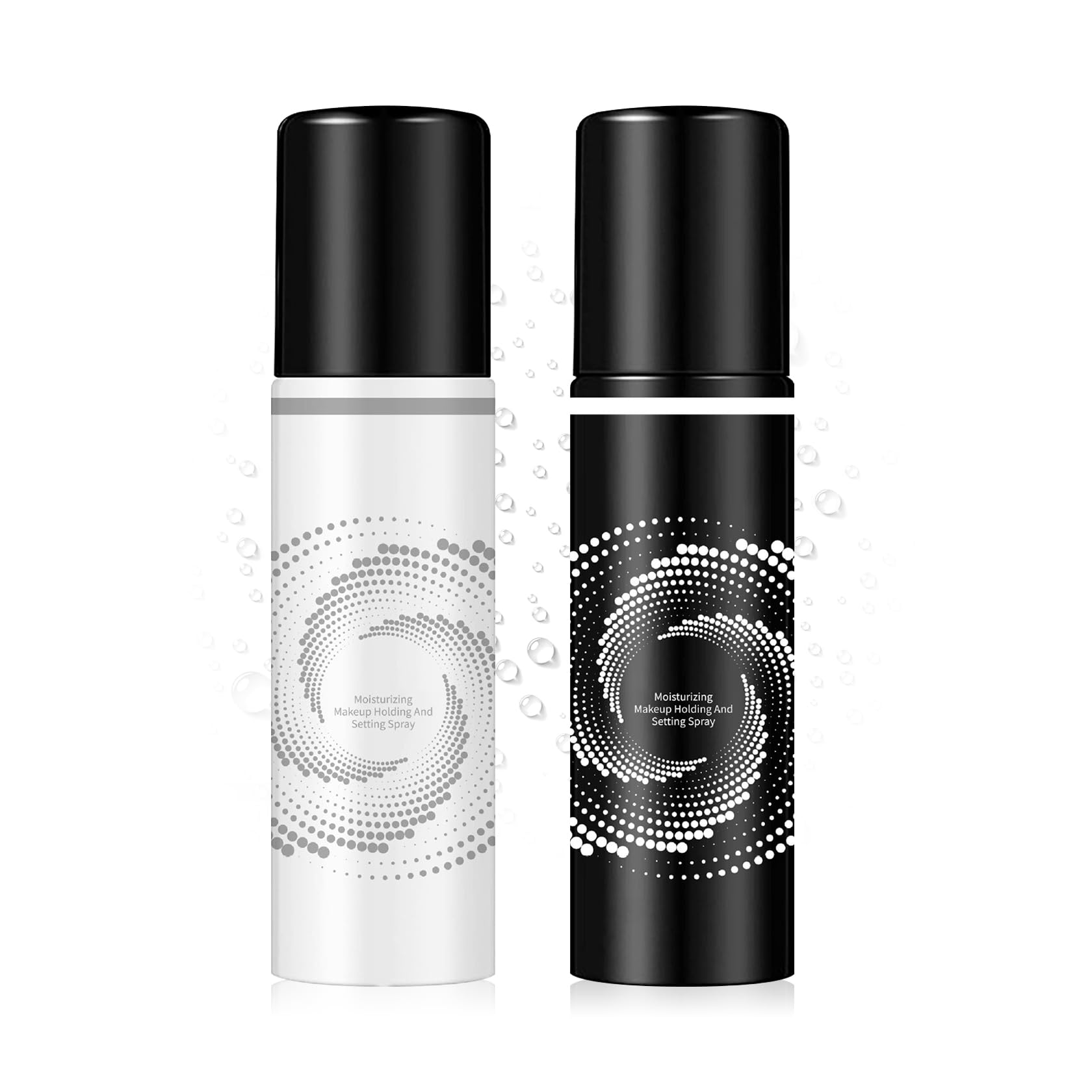 2 Pack Makeup Setting Spray for Face, Lightweight Long Lasting Smudge-proof Makeup Finishing Spray Set, Hydrating, Waterproof, All-Day Wear Refreshing