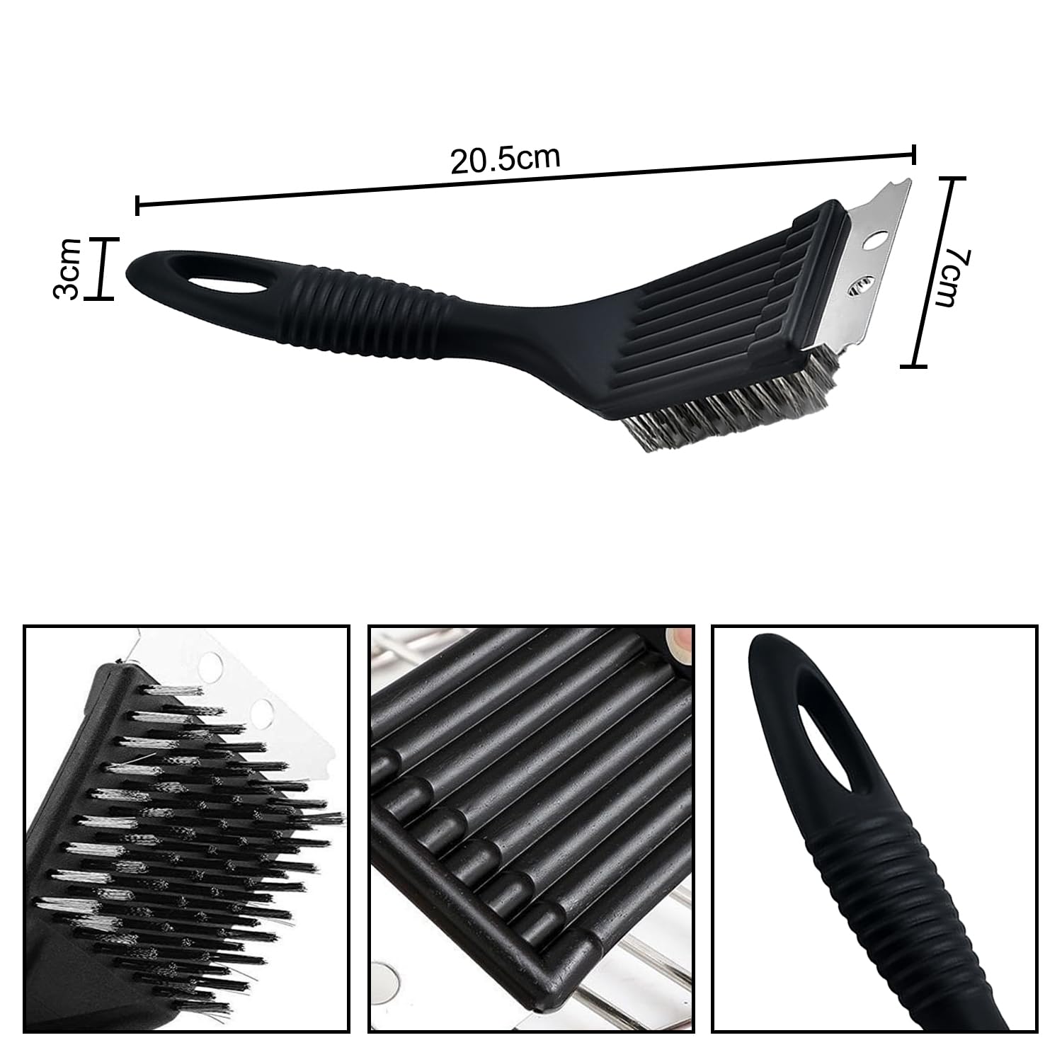 MEISH 2pcs Bird Cage Cleaning Brush Pet Droppings Cleaning Brush Animal Cage Cleaner Bird Supplies Pet Cage Cleaning for Parrot Birds - Image 2
