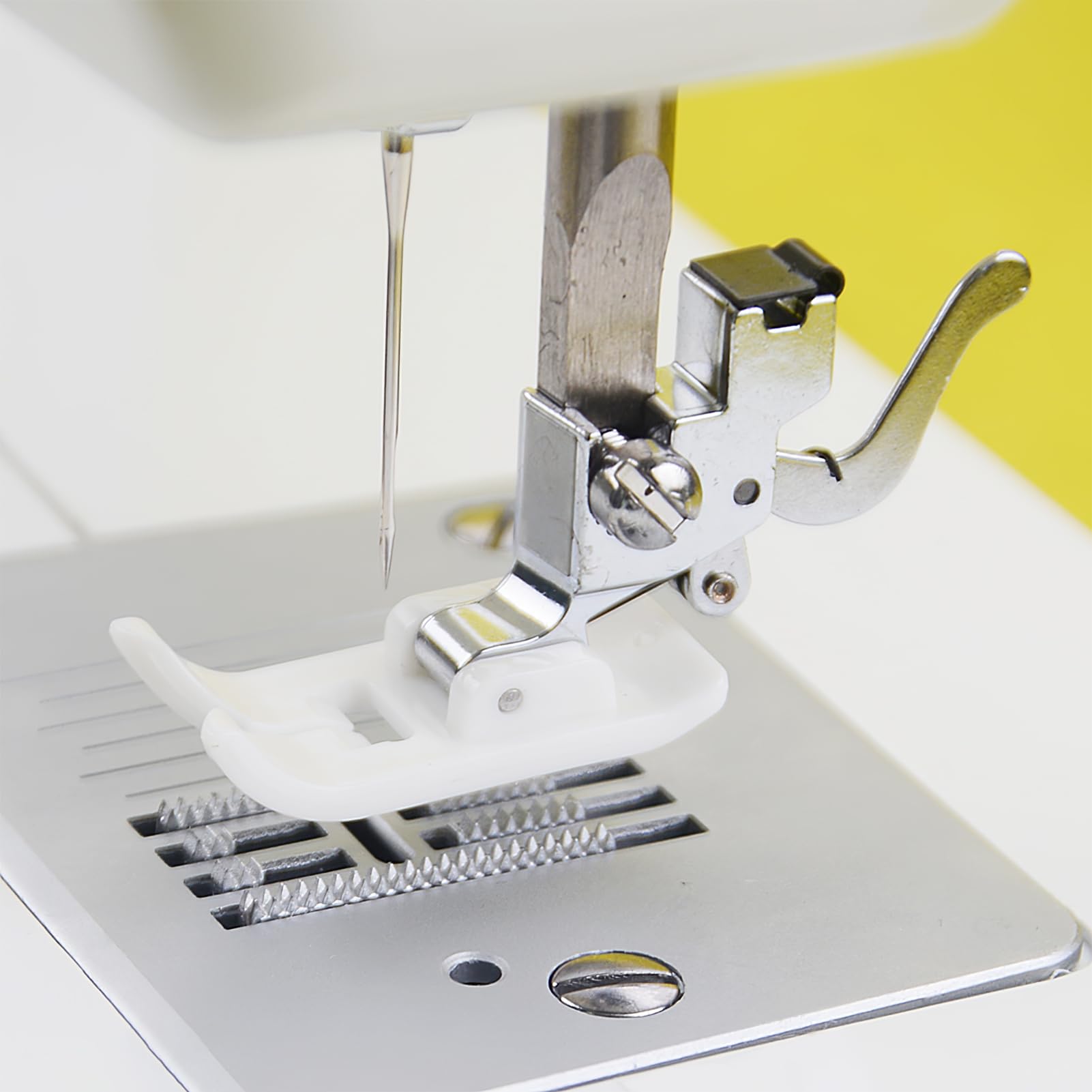 1 X Pied-de-biche Universel En Téflon Zigzag Anti-adhérent