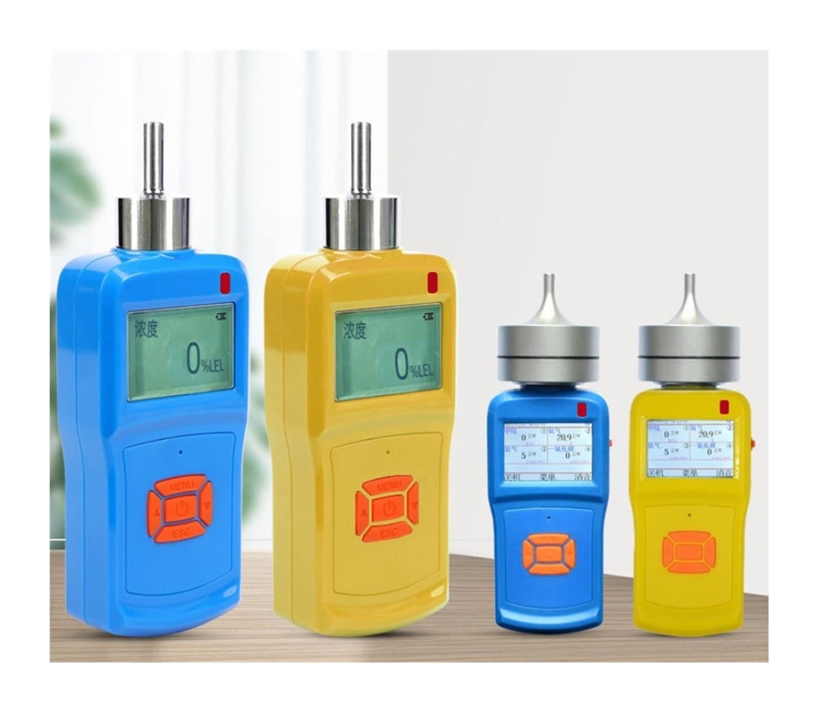 Gasdetektor, Tragbares Alarmgerät mit Pumpensaugfunktion, brennbarem Sauerstoff, Schwefelwasserstoff und Kohlenmonoxid-Gasdetektor für Arbeit, Zuhause(Formaldehyde)