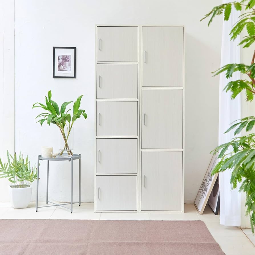 収納棚 ラック ストッカー 5段の扉付き収納 同シリーズで組み合わせ自由自在 Amazon｜白井産業 収納棚 ラック ストッカー 5段の扉付き収納 同