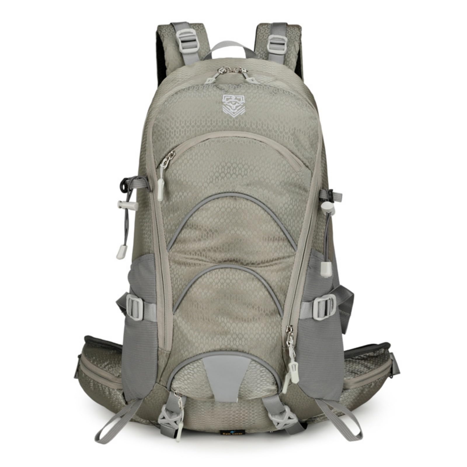 harayaa Zaino da Trekking Outdoor Zaino Escursionismo Zaino Campeggio Zaino Viaggio Zaino Daypack con Cinghie Toracica E in Vita Regolabili Multiple Pannello, Array, Grigio Scuro