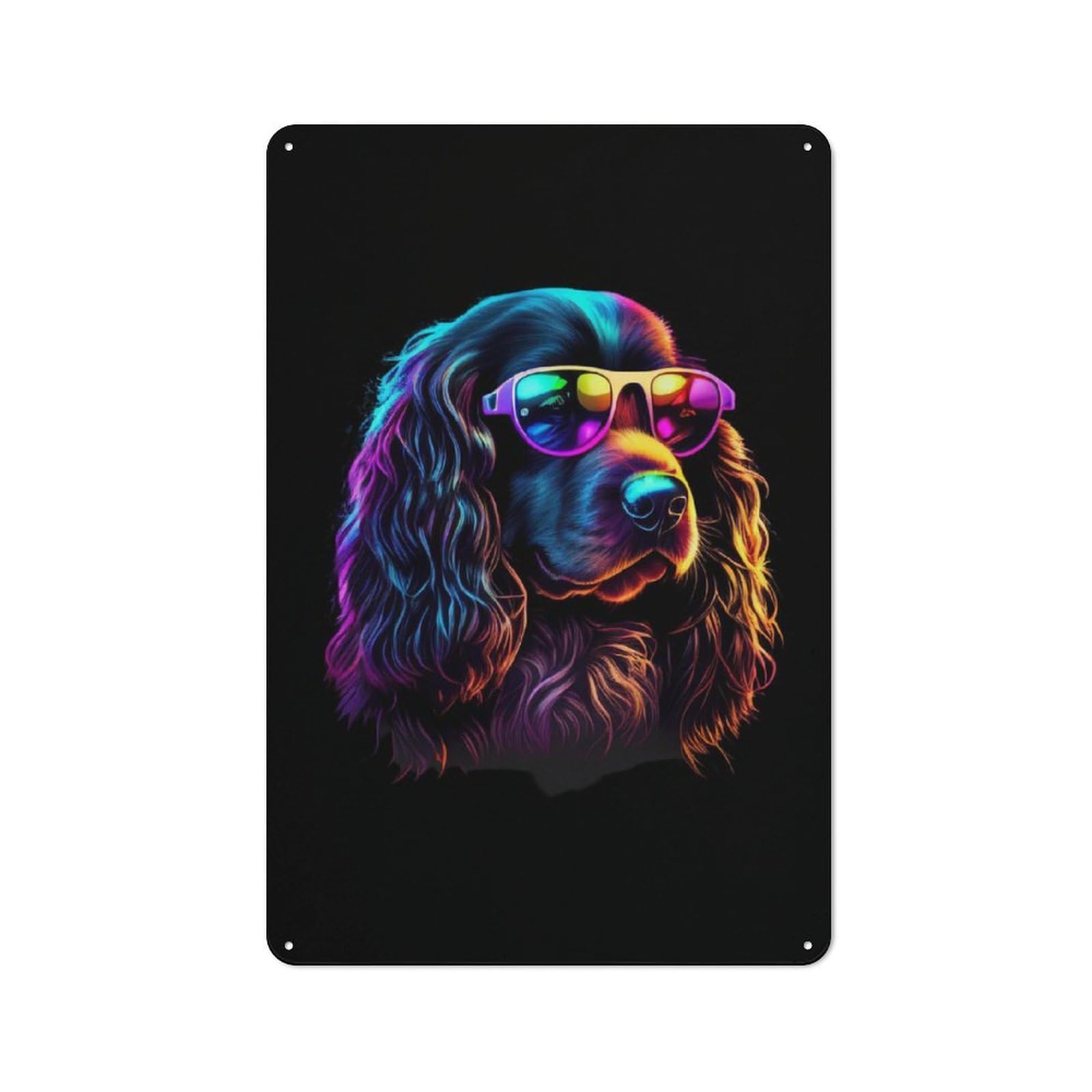 Junmoney Boykin Spaniel Vintage Metal Plaque 30X20cm Featuring For Garage Wall, For People Furnishing A Garage