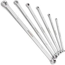 E-Torx Wrench Set 6PCS,Double Box End Wrench Set Extra Long E6-E24,CR-V Steel,Ideal for Car, Motorcycle, and Mechanical Maintenance