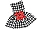 White Buffalo Plaid Christmas Dog Dress, Holiday Dog Dress, Christmas Dog Clothes, Fits Dogs XS to 5XL (XS 3-6lbs)