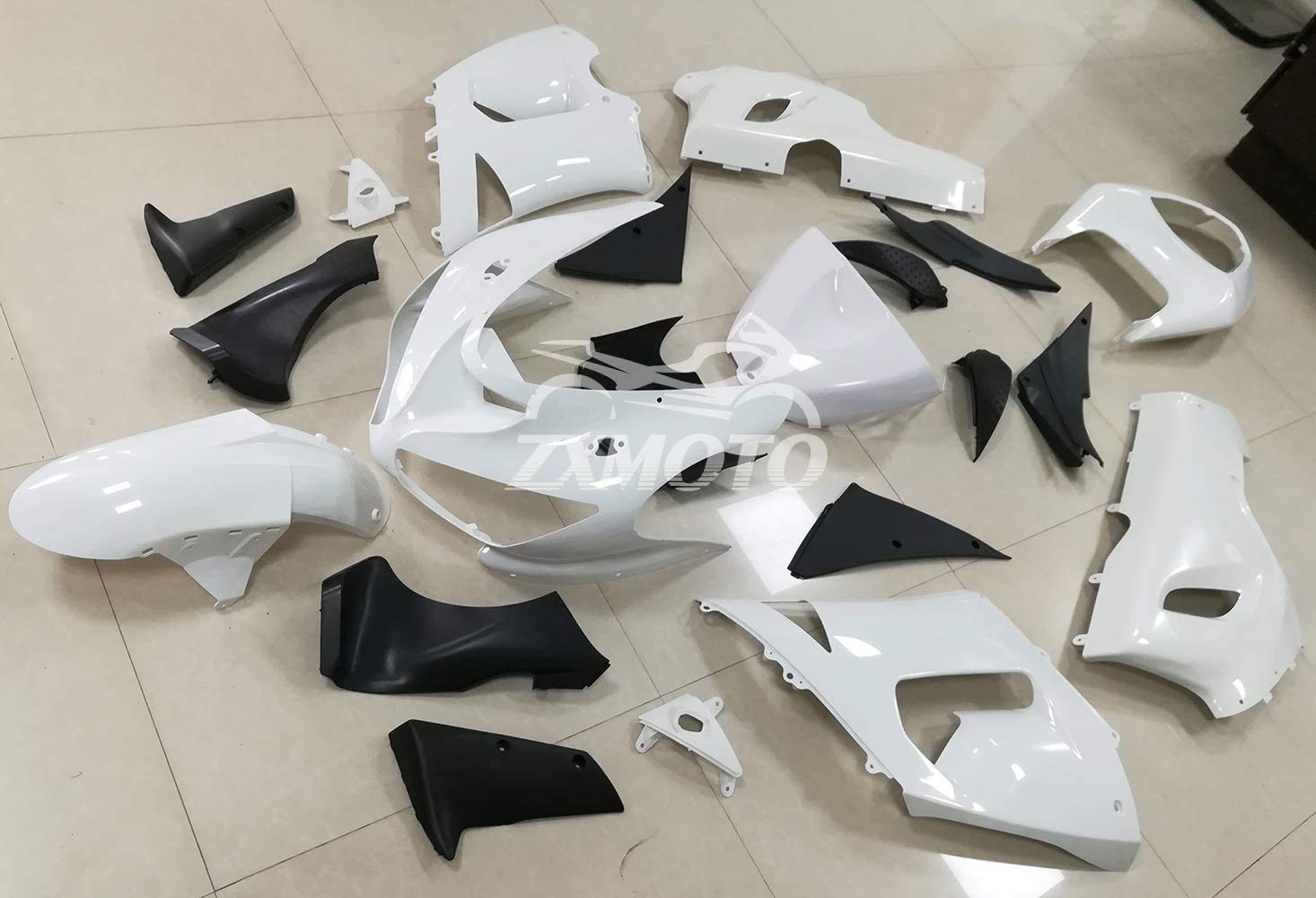 Amazon.com: ZXMOTO Unpainted Motorcycle Fairing Kit Fit for 2005