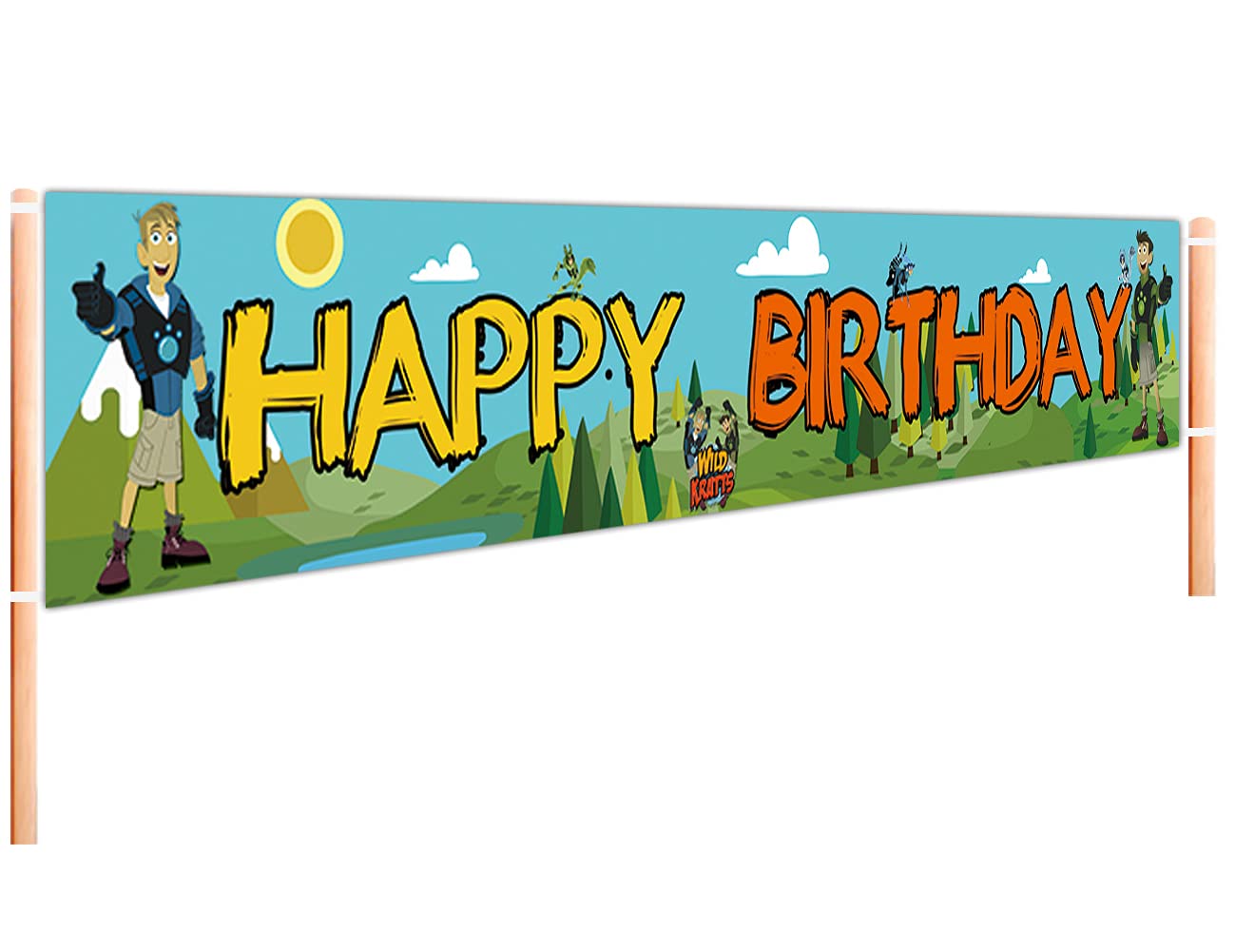Buy Large Wild Kratts Happy Birthday Banner Wild Kratts Birthday 