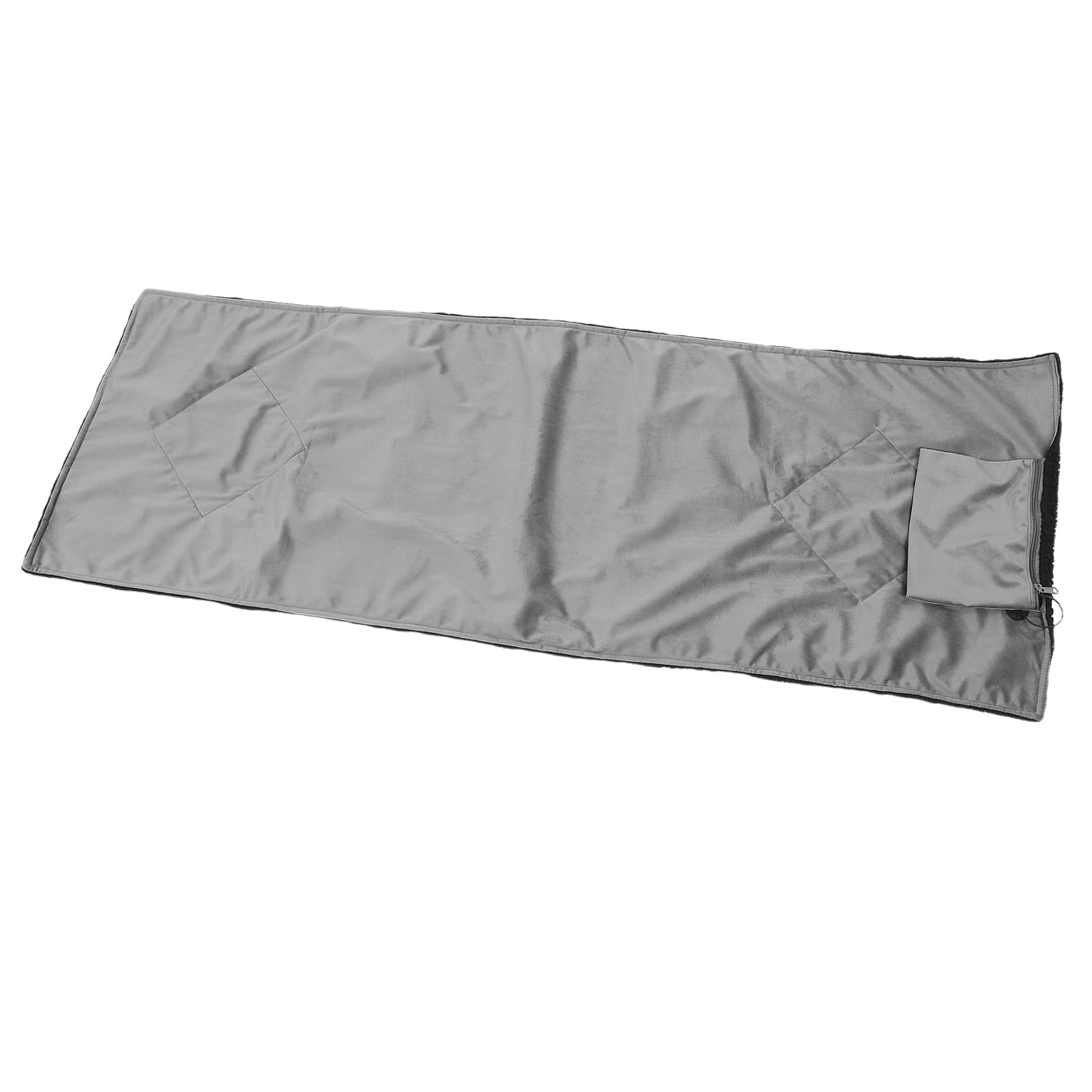 Cuscino riscaldato elettrico in morbido pile di agnello con 3 impostazioni di temperatura, per campeggio, pesca, viaggi, 135 x 48 cm