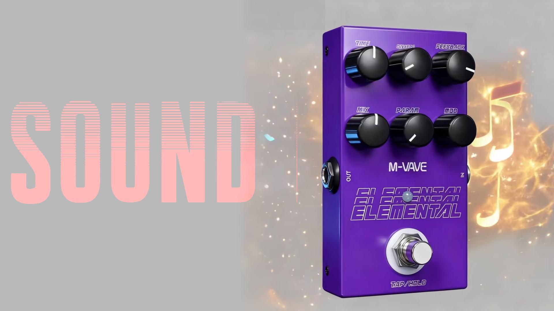 KINGSTER M-VAVE Pedal de Guitarra Multi-Efeitos Tank G, Effects