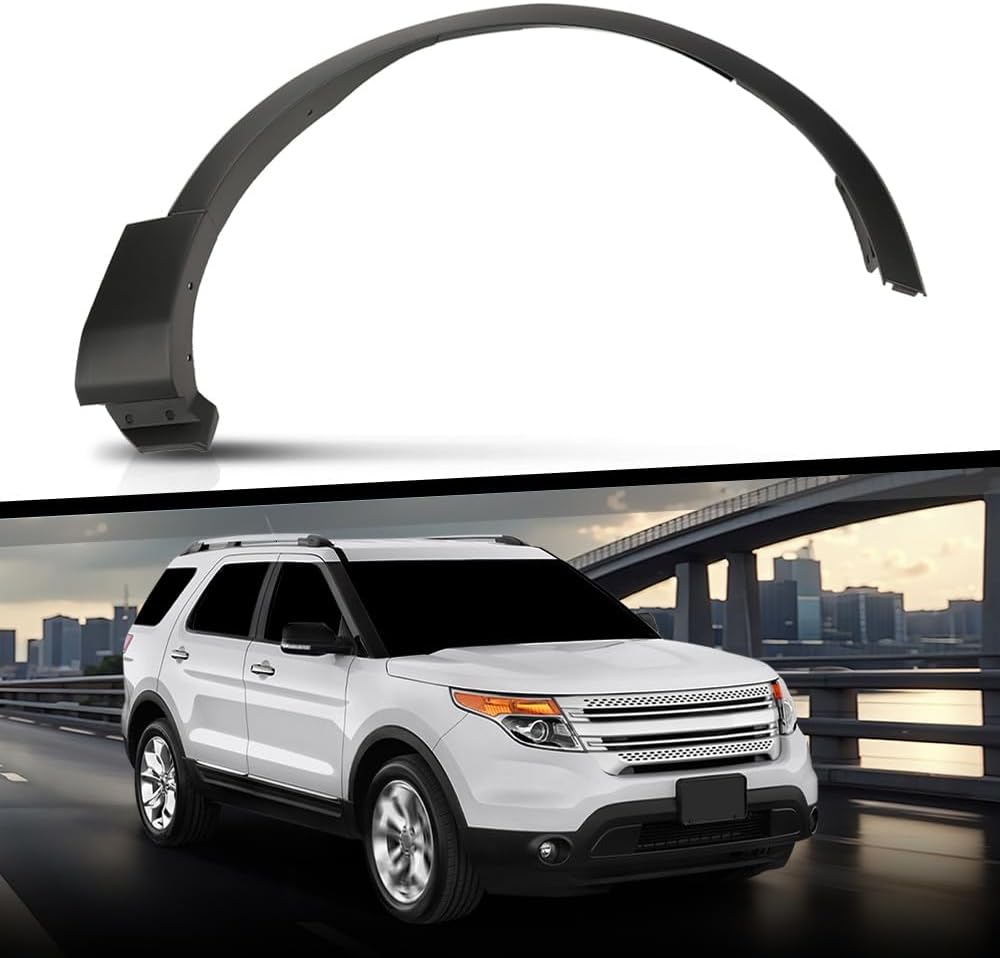 ALLGOOD Fender Flares Compatible with Ford Explorer 2011-2015 FO1290126 BB5Z16039AA Front Right Wheel Fender Trim