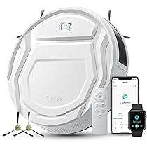 Lefant M210P Robot Aspirapolvere, Potenziamento Tappeto, Aspirazione 2200Pa, Ultrasottile 7.8cm Aspirapolvere Robot,Ideale Per Peli di Animali, Moquette, Pavimento Duro, App, WiFi, Alexa, Con Telecomando