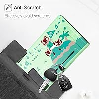 Vista 3 de PERFECTSIGHT Funda Protectora Compatible con Nintendo Switch Linda Funda de TPU Suave Antideslizante Carcasa de Concha Dura Acoplable Protección