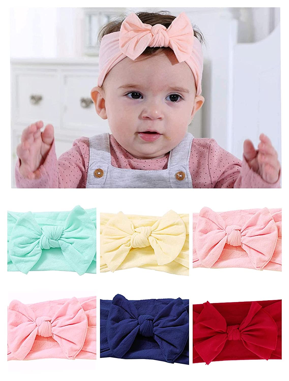 BellaStella Headbands Elastic Hair Accessory for Baby Girls and Kids, Set of 6 with Gift Box-Pink (MULTI-9) - Multicolor (B0BHPBXRY4) Amazon Price History, Amazon Price Tracker
