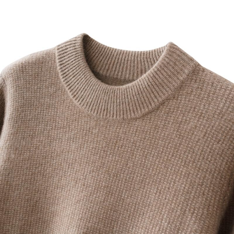 Wool Knit Pullover Sweater Winter Warm Casual Crewneck Top3