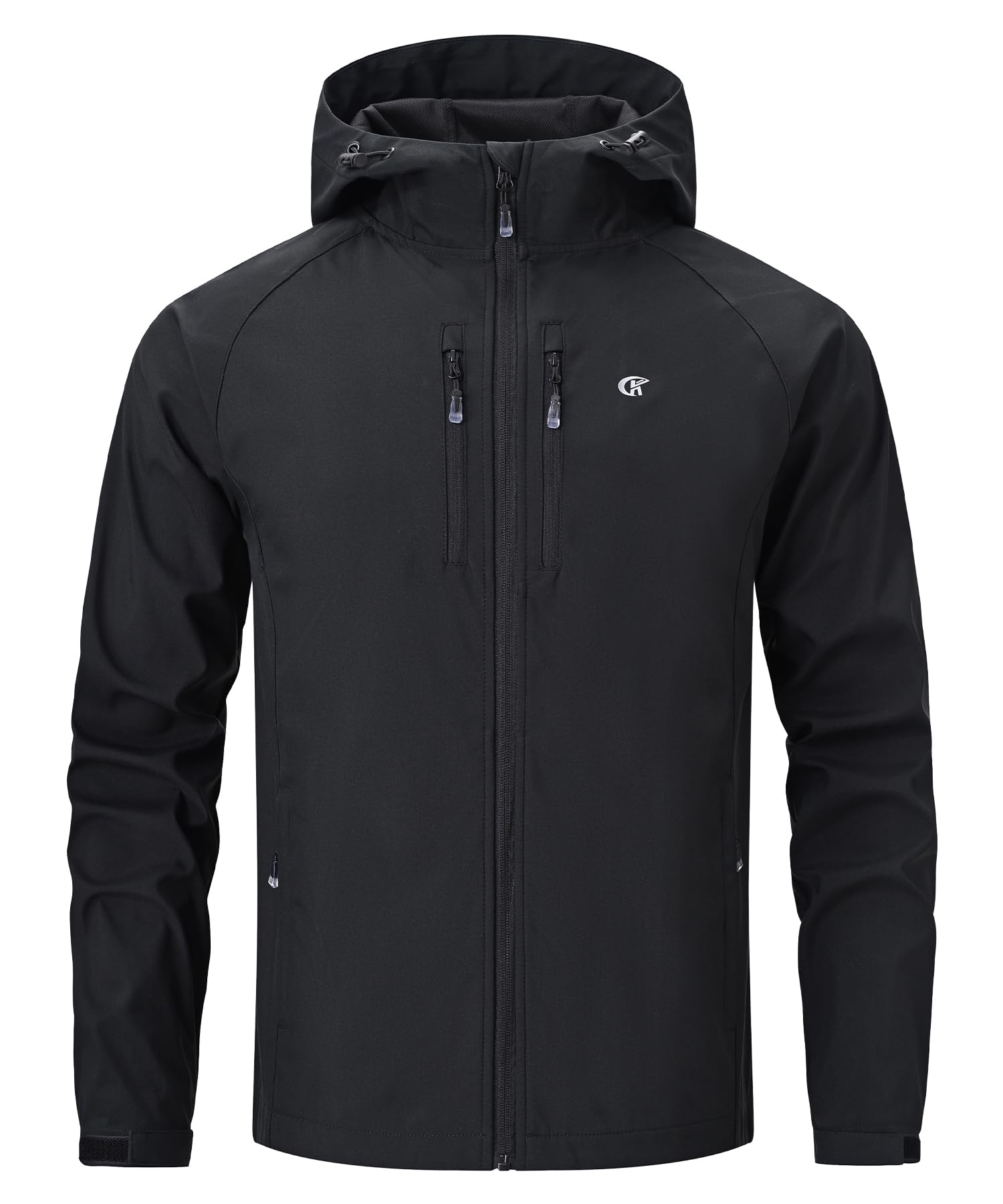 Huayuzh Softshelljacke für Herren Wasserdicht Winddicht Atmungsaktiv Outdoor Jacke Windbreaker Regenjacke Wandern Camping