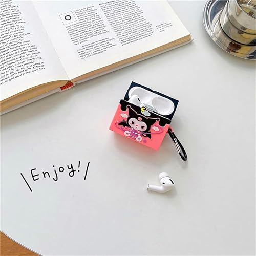 Miniatura 7 de Funda de carga de dibujos animados para Airpod 2 y 1 generación, funda de silicona suave a prueba de golpes, accesorios divertidos para Airpod 21