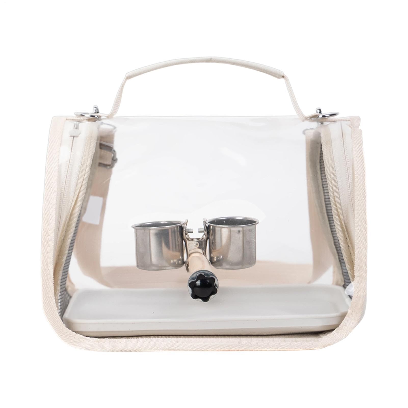 Porte-oiseaux cage portable premium pour emmener vos perroquets en road trip confort