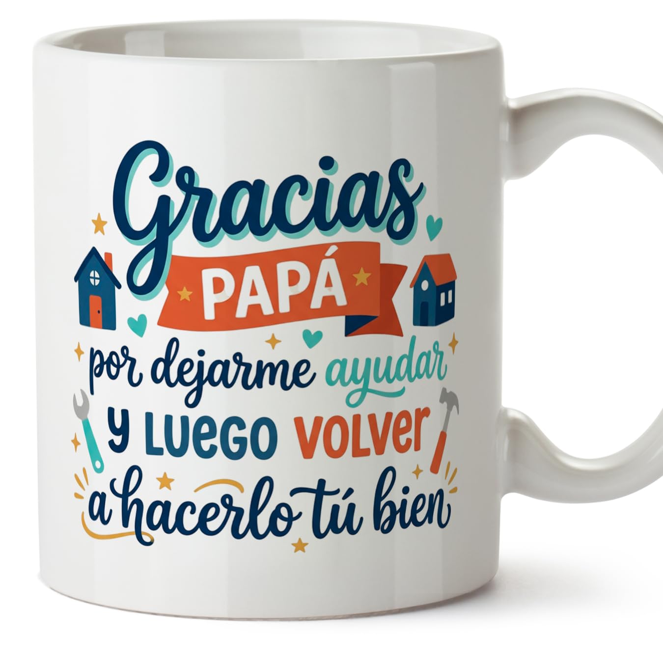 MUGFFINS Taza mamá con frase Para el mundo eres una madre pero para la familia eres el mundo en Español | regalo madre | 330 Ml 11 oz | Idea original para regalar | progenitores v1 — view 38