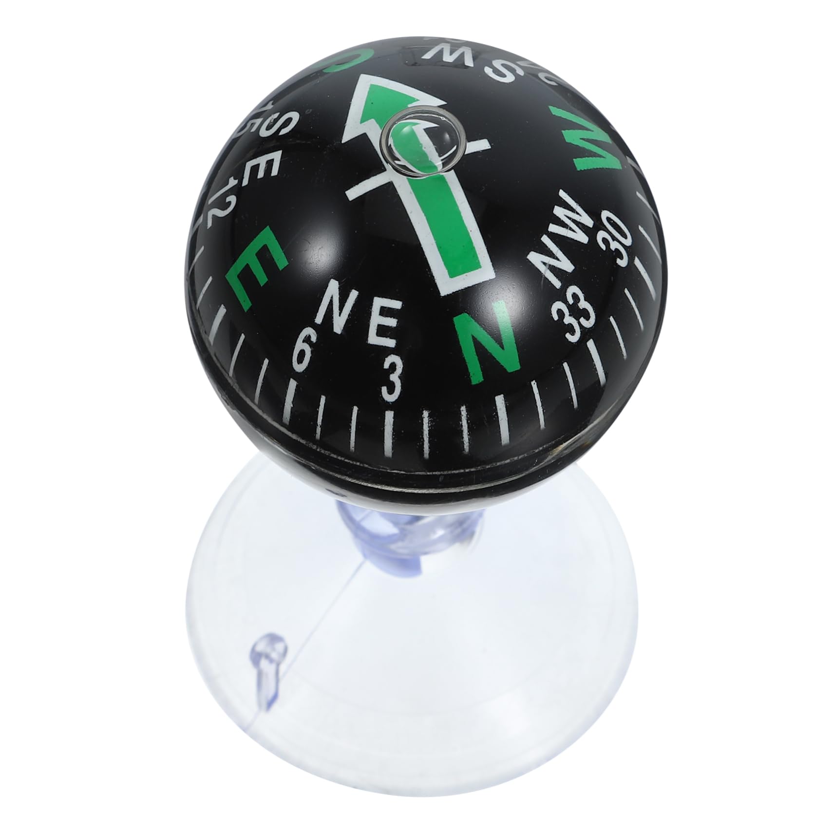ABOOFAN Car Dashboard Compass Ball Portable Compass for Boats and Vehicles Stylish Design Compact Automotive Navigation Tool for Easy Direction Finding