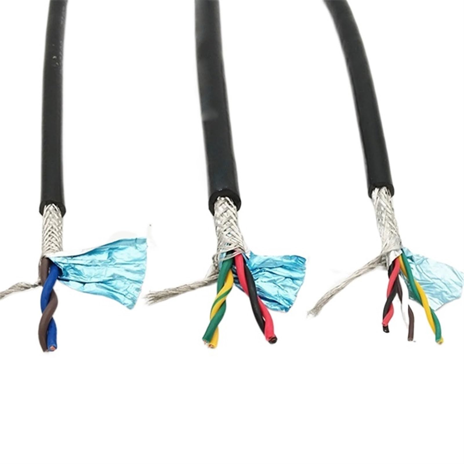 Rallonge Extérieure De 2 Mètres 12 Conducteurs 14 Conducteurs 16 Conducteurs 20 Fils Flexible De Contrôle De Signal Gainé En Cuivre Pur 26AWG 24AWG 22AWG Gainé Solaire (couleur : 12 Cœurs 26AWG 0,12