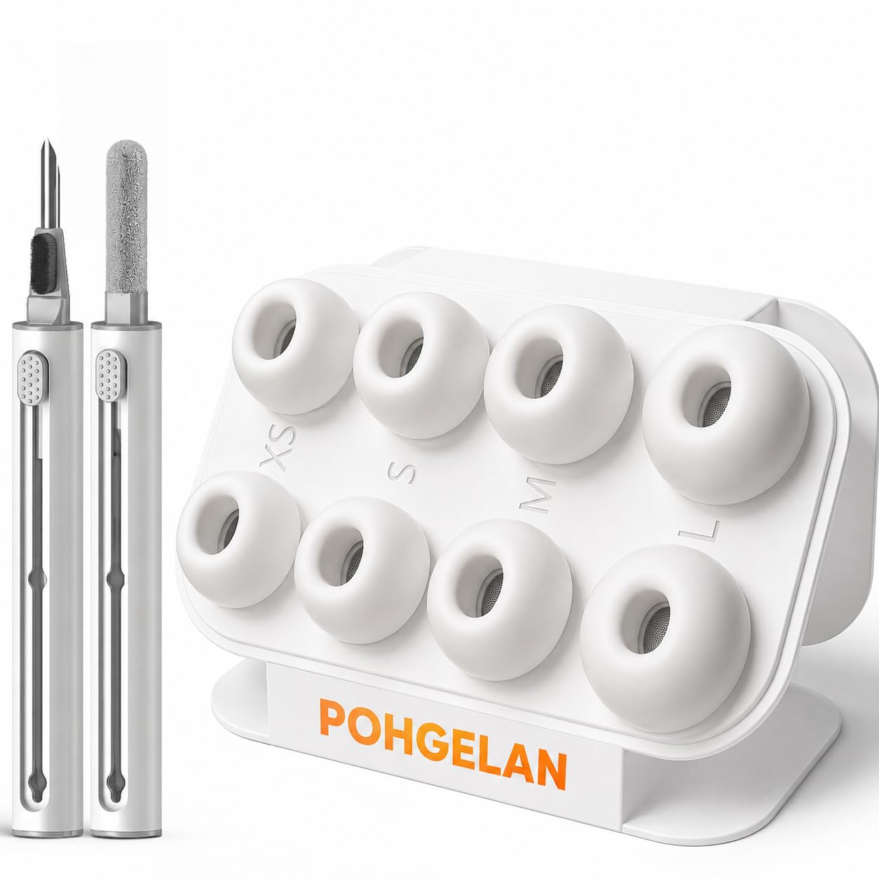 Amazon | Pohgelan AirPods Pro 2nd/1st 交換用イヤーチップ (XS/S/M/L