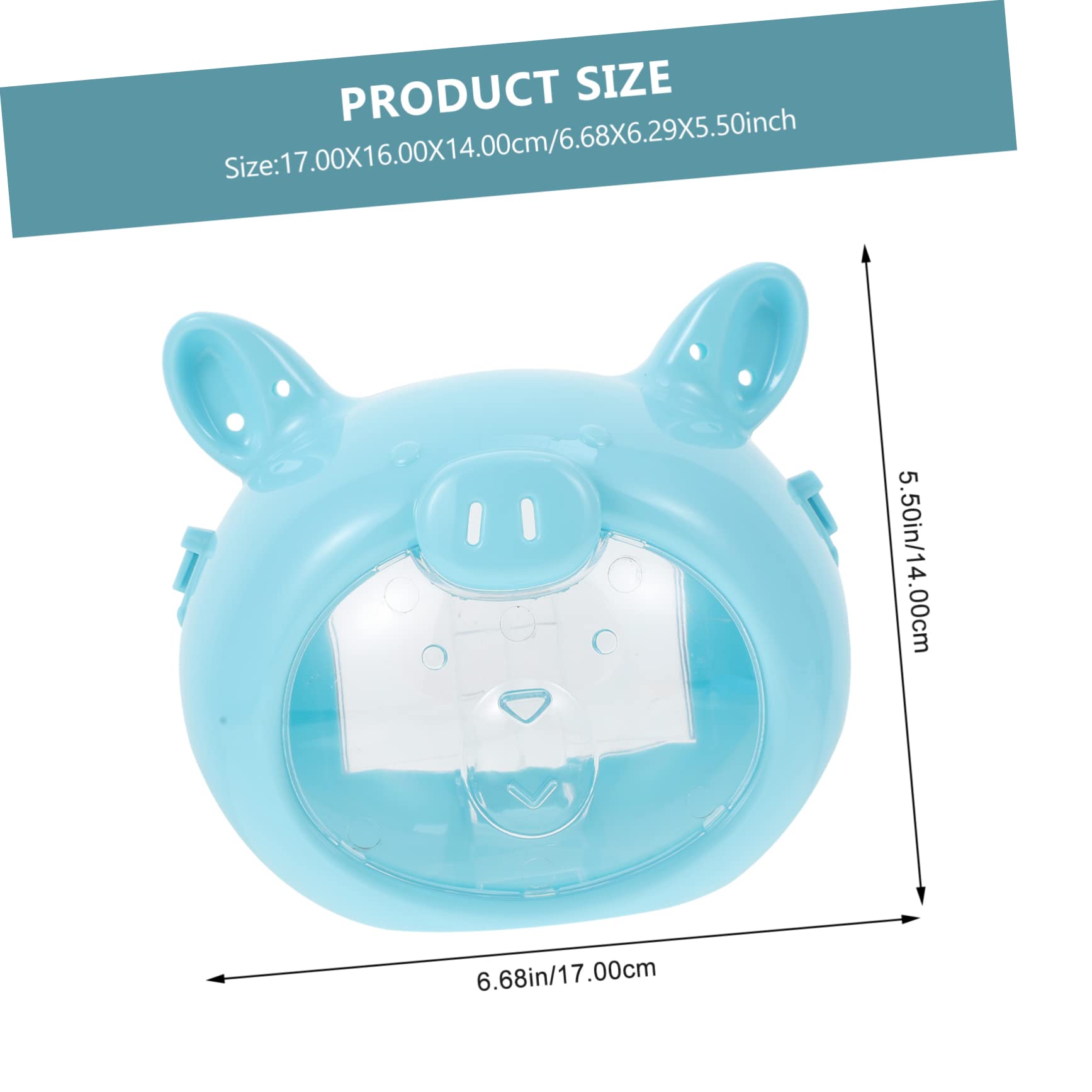 FONDOTIN 1Pc Portable Pet Carrier Cage for Hamsters and Guinea Pigs Compact and Lightweight Design with Strap for Outdoor Use and Travel Durable and Easy to Store