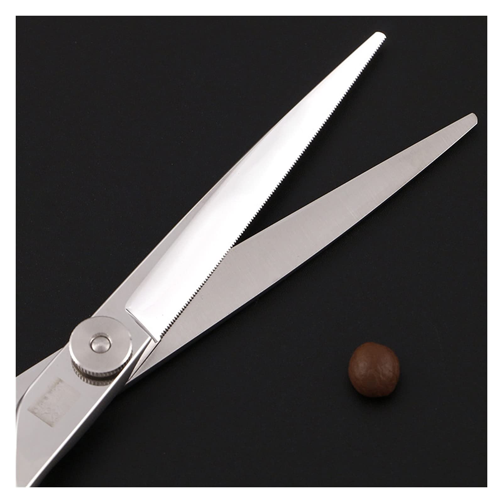 RWRAPS Forbici Piatte Speciali seghettate, Forbici per Denti (Dimensioni: cesoie per Denti) (cesoie Piatte K) (cesoie Piatte K)