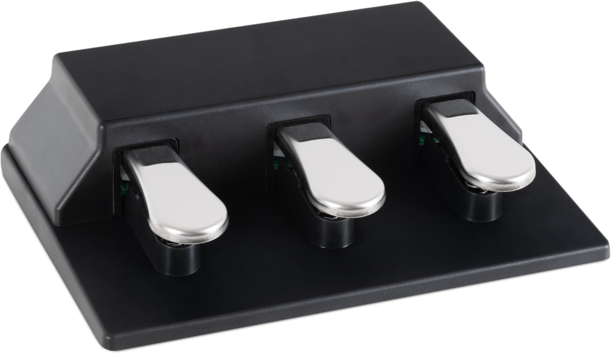 Classic Cantabile LP-Y Dreifach-Pedaleinheit - Transportable Pedaleinheit passend für viele Yamaha Pianos der P- und DGX-Serie - Hochwertige Stahlfedern - Multipin-Stecker - Aus Kunststoff - Schwarz