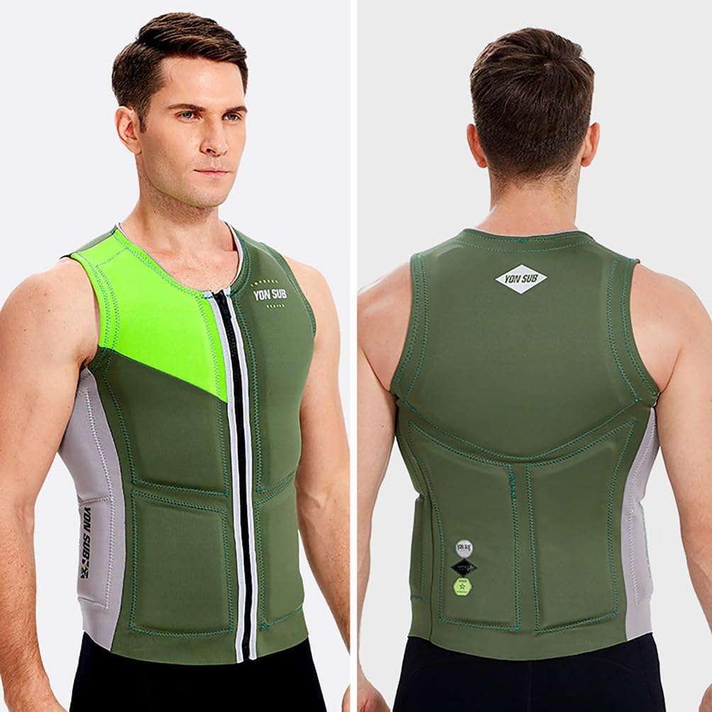 WYYHAA Adult Neoprene Wakesurf Impact Vest, Designed for Wake Surf and Skimboard, Great for Boating Rafting Surfing All Other Watersports Activities