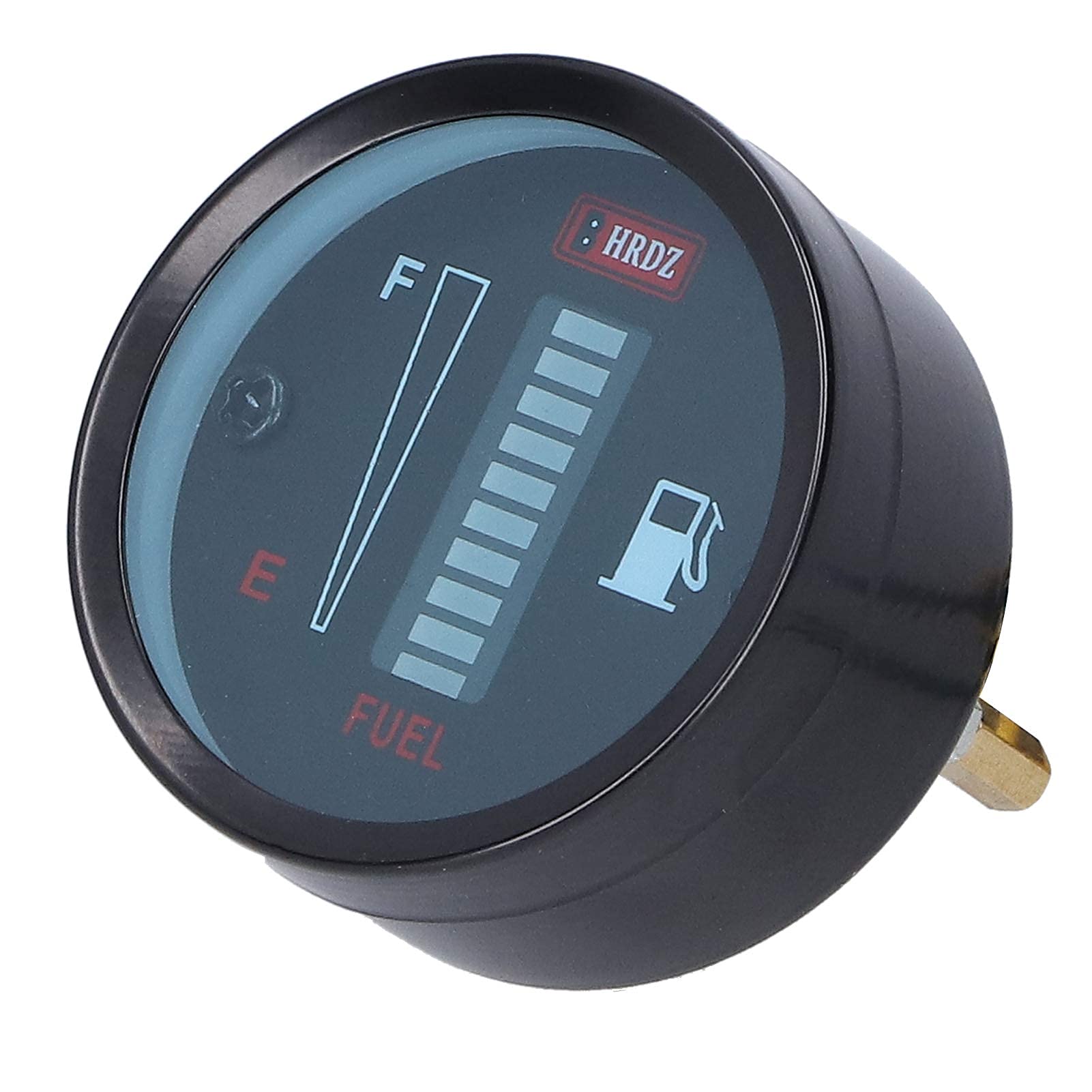 Indicatore Livello Carburante Moto LED 12V 52mm, Indicatore Rotondo Resistenza Regolabile per Motociclette
