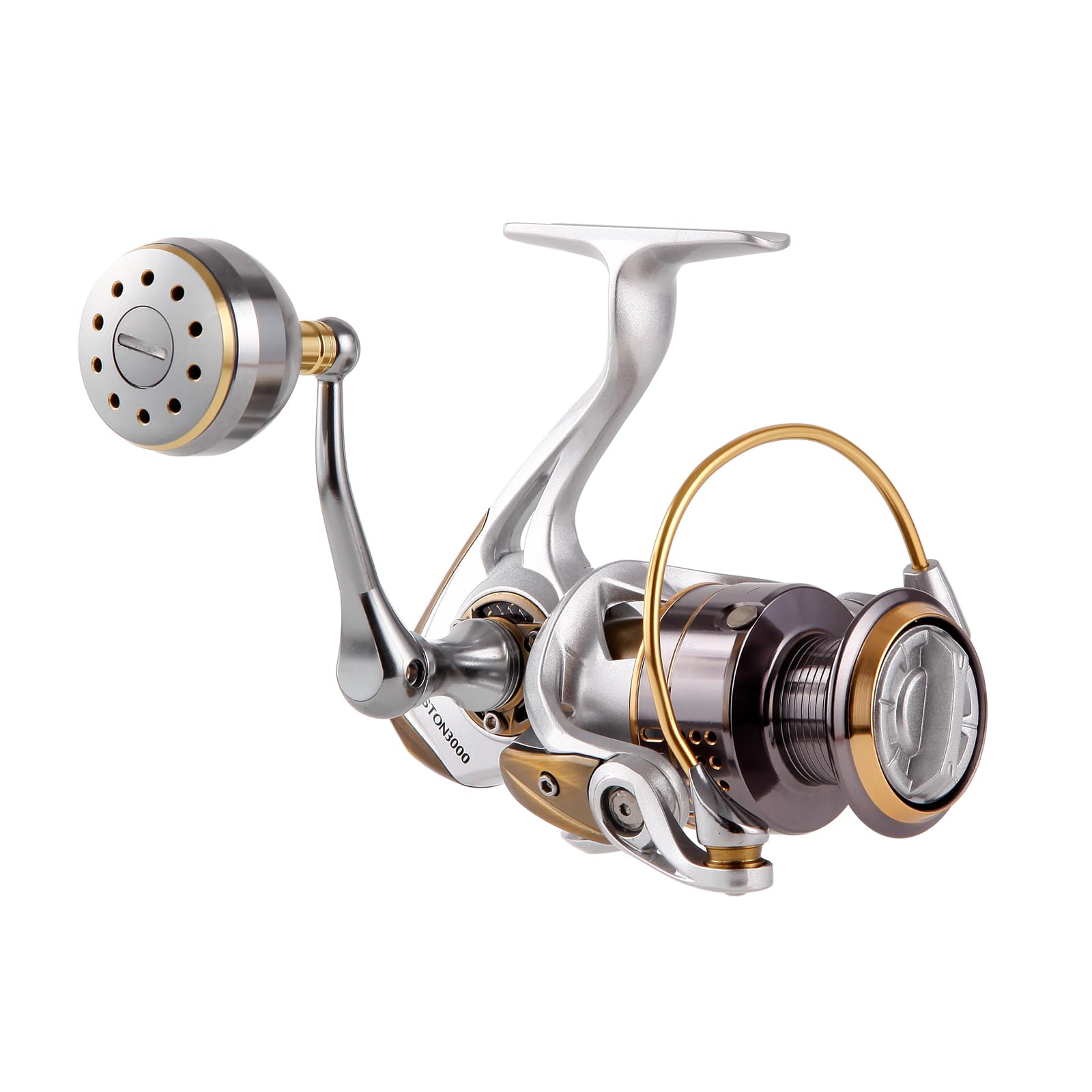 Cabom Nytex Long Shot Spinning Reel with Stainless Steel Gear, Heavy Tackle Saltwater Fishing Reel, 13+1BBS Smooth Surf Spinning Fishing Reel, 22KG/