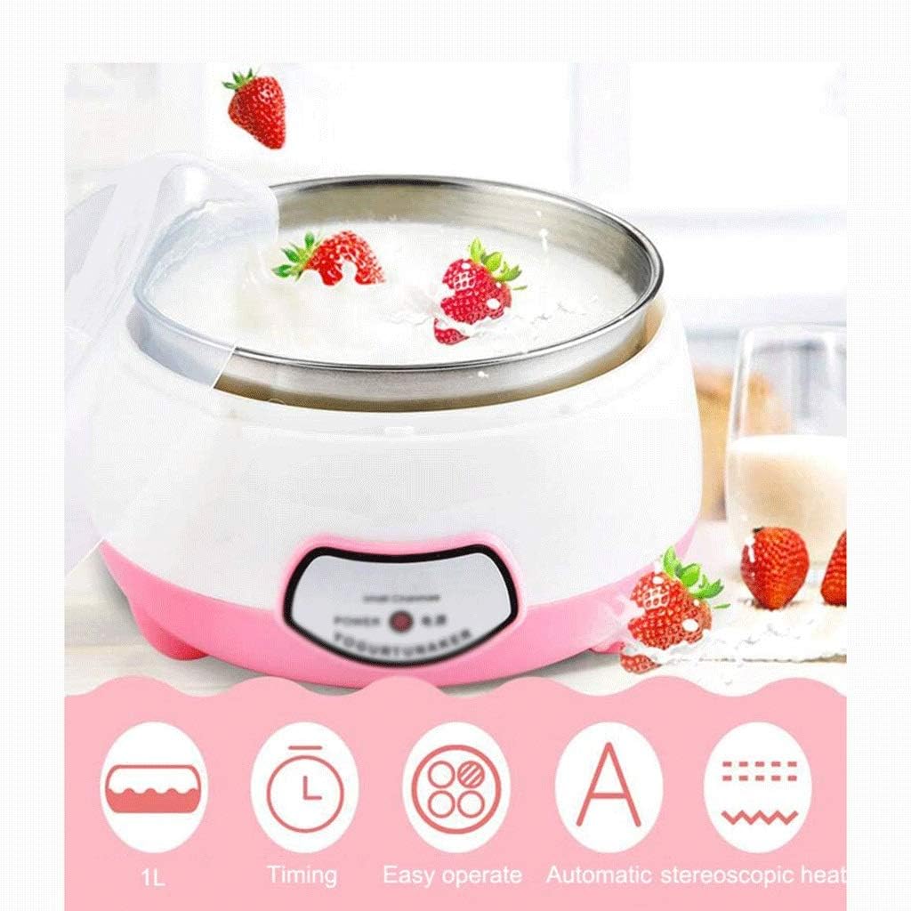 1L Yogurt Maker Stainless Steel Mini Electric Automatic Yogurt Fermentation Machine for Yogurt Using