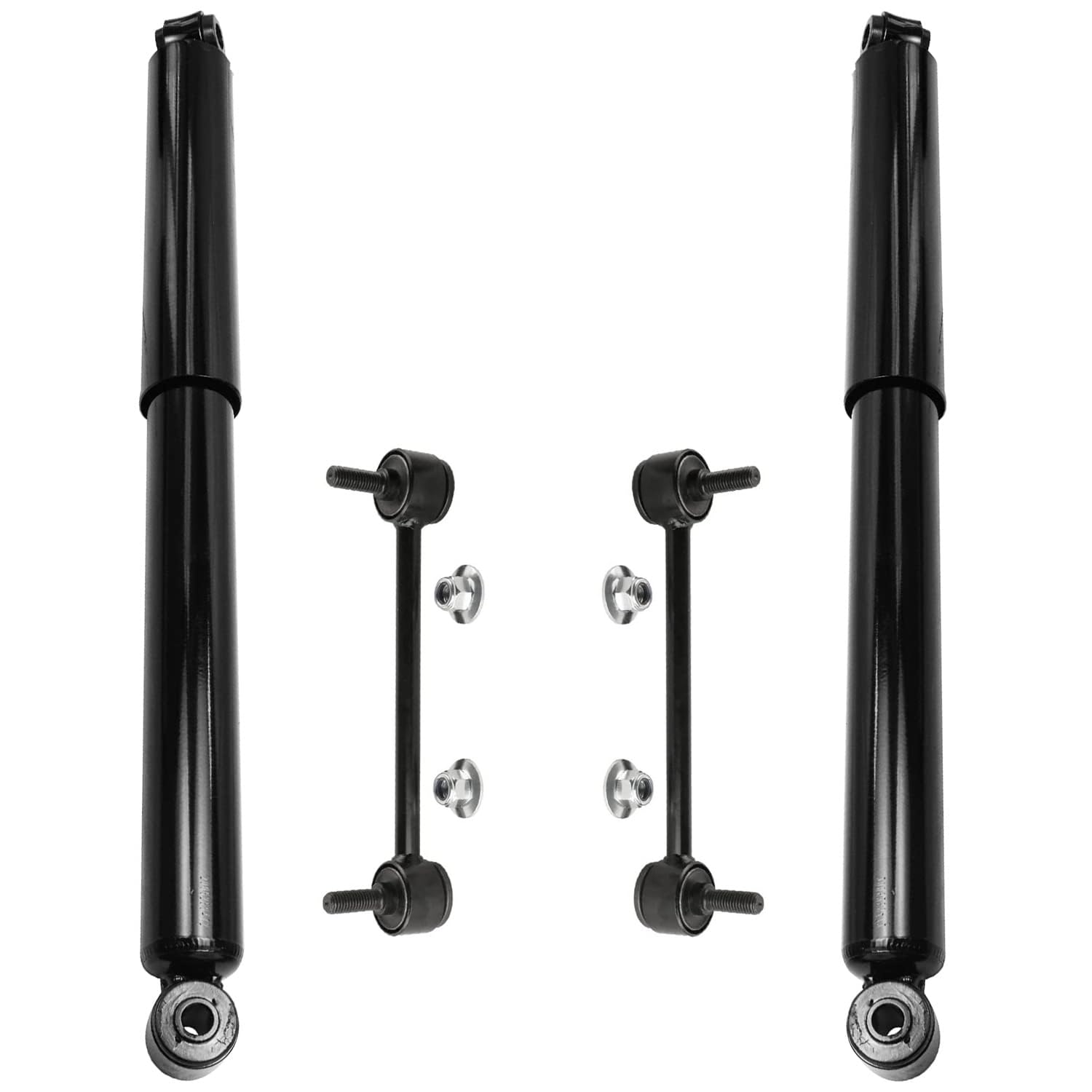 Detroit Axle - RWD Rear Shock Absorbers Sway Bar End Links Replacement