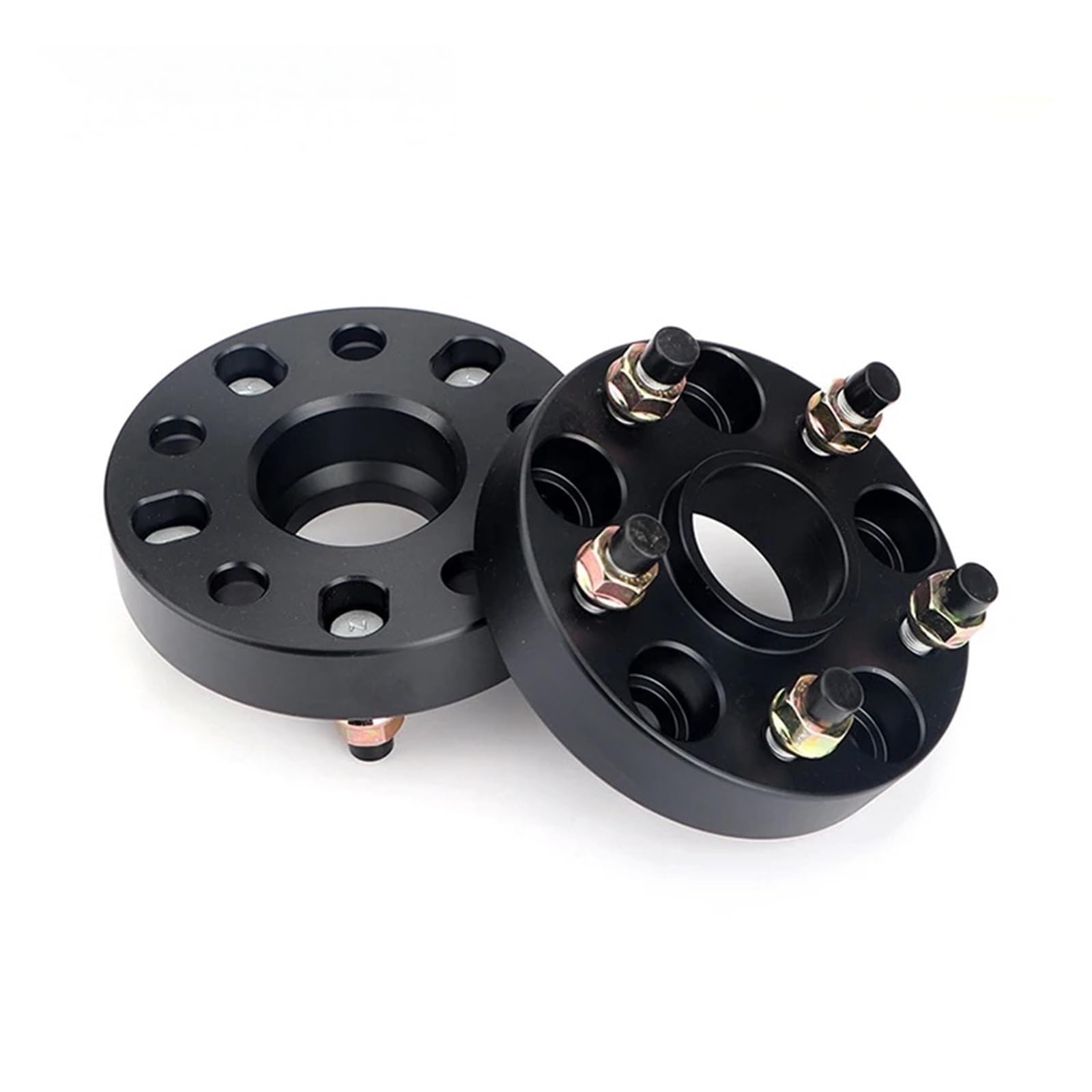 Kit distanziale ruota 2 pezzi 20/25/30/35mm PCD 5x108 CB 63.4mm adattatore distanziale ruota vestito per Land per Range per Rover Velar/per Evoque per Discovery per Sport LR2 LR3(2PCS 20mm Black)