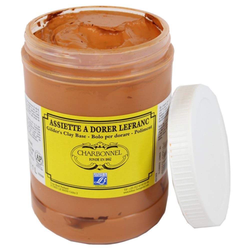 Charbonnel Yellow Burnishing Clay for Gilding 1000 ML (Approx 33 Ounces) by