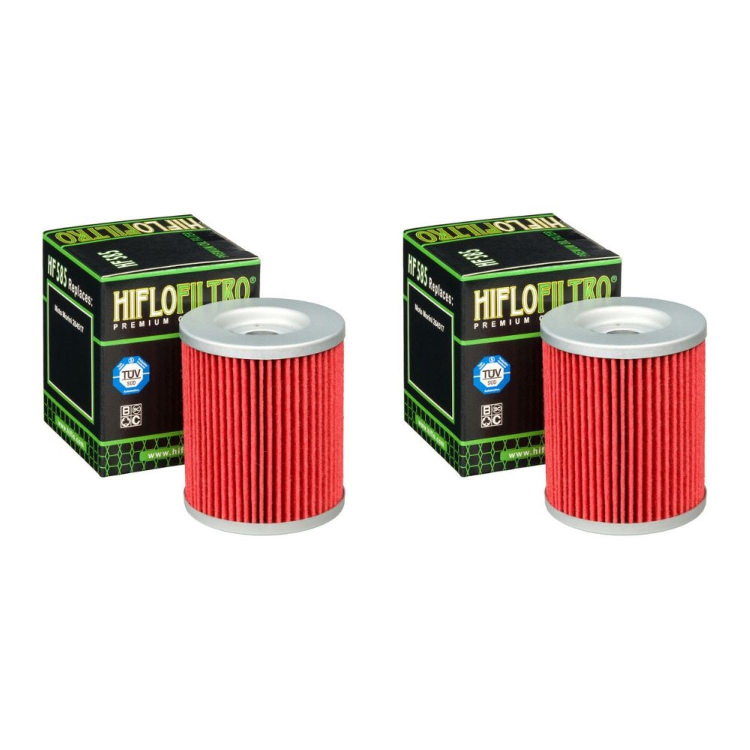 Set di 2 filtri olio compatibili con Morini 1200 Granpasso (ZLM030101) 2008 2009 2010 2011 2012