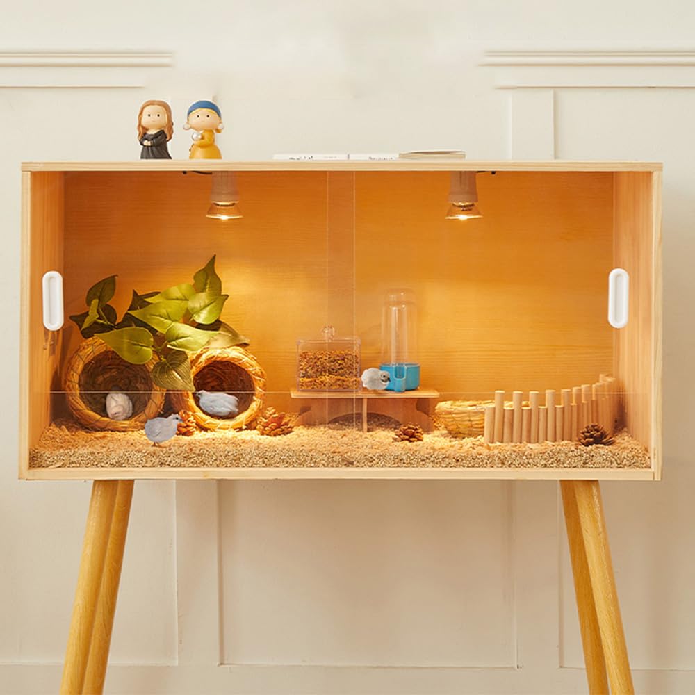 Amazon | 爬虫類 ケージ 大型ハムスターケージ アクリル小動物