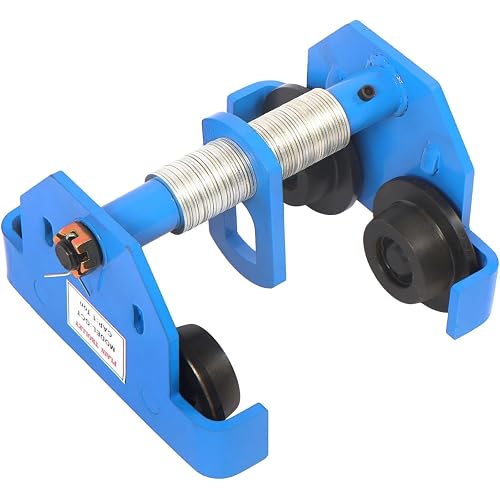 Waltyotur 2200lbs Manual Trolley, 2.55-7.48in (65-190mm) Adjustable Flange