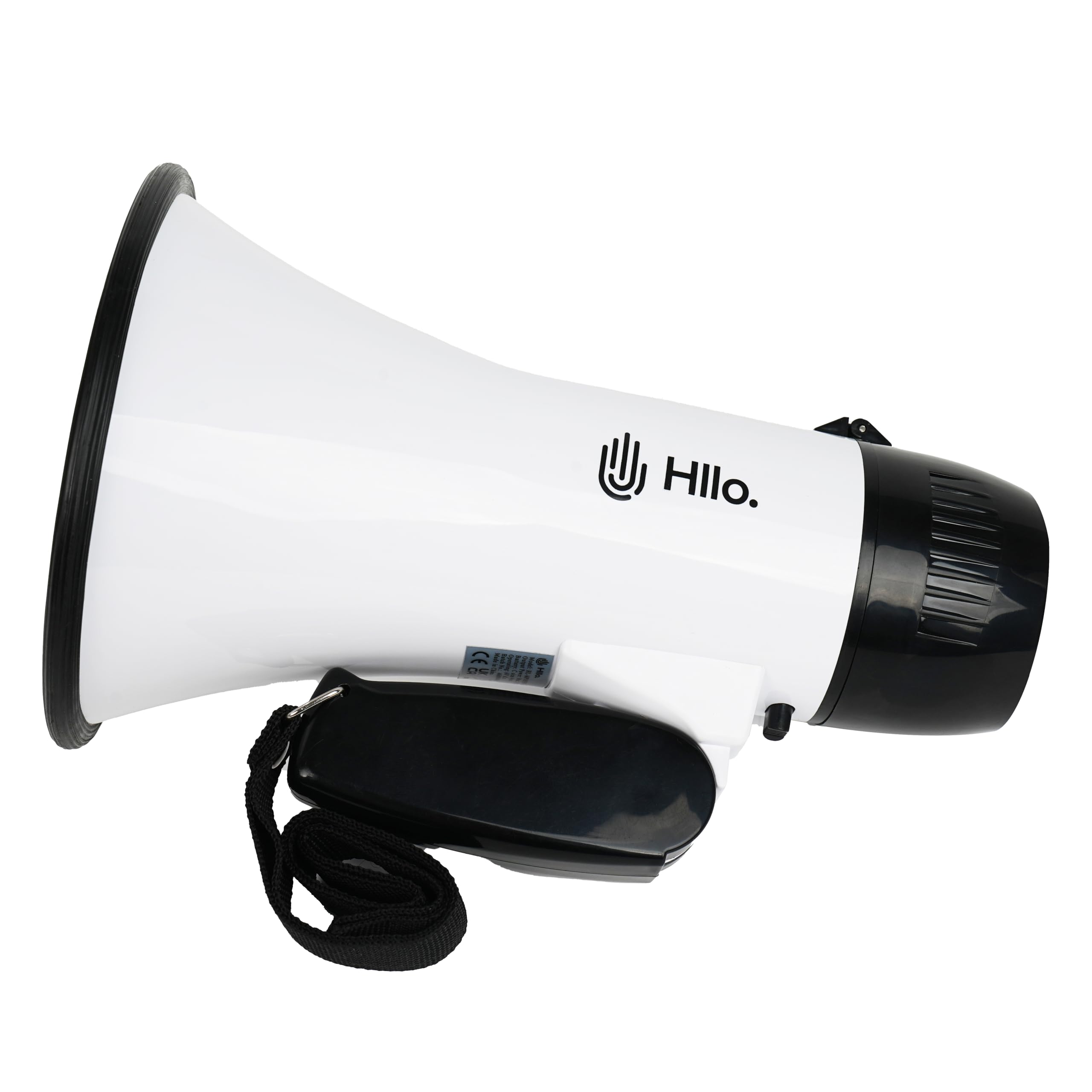 Pequeño Megáfono 105dB con Sirena y Control de Volumen, Alcance 150 Metros,4 Pilas C