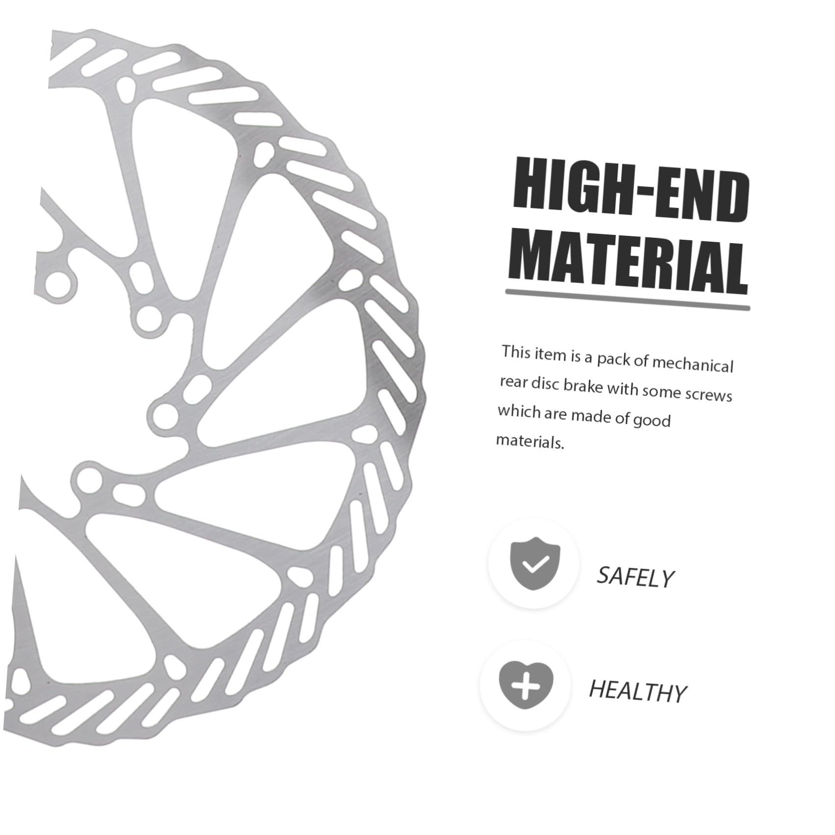 Alasum Juego de Frenos de Disco Hidráulicos y Mecánicos para Bicicleta de Montaña Discos Metálicos de Alta Resistencia Diseño Hueco para Disipación Térmica y Reducción de Peso