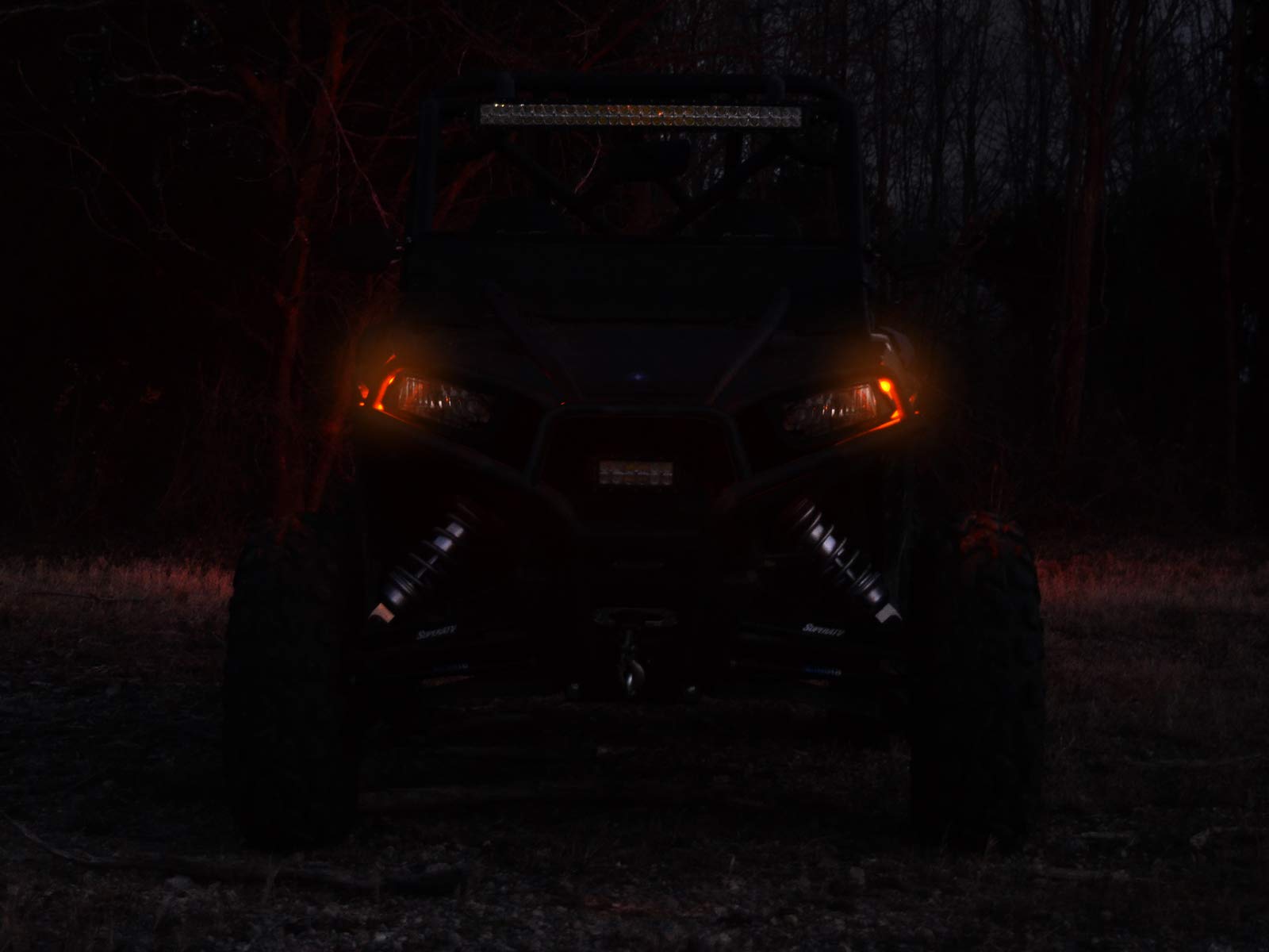 SuperATV Deluxe Plug and Play Turn Signal Kit for 2016-2018 Polaris RZR XP Turbo/XP 4 Turbo - Street Legal Kit | Easy Install | Color-Coded Wiring Harness | Dash-Mounted Toggle | LED Lights